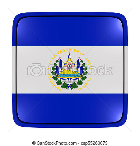 450x470 rendering of a republic of el salvador flag icon isolated