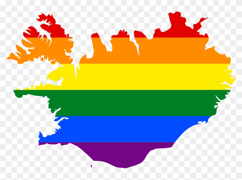 840x625 lgbt flag map of iceland