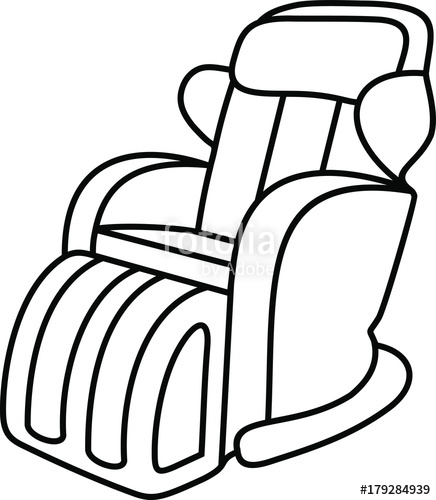 436x500 Full Body Massage Chair Stock Image And Royalty Free Vector