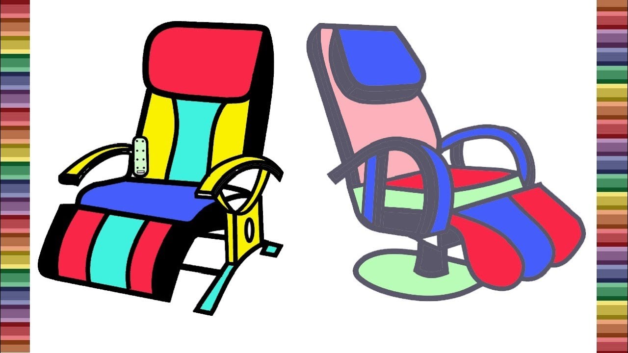 1280x720 How To Draw And Coloring For The Massage Chair Coloring Pages