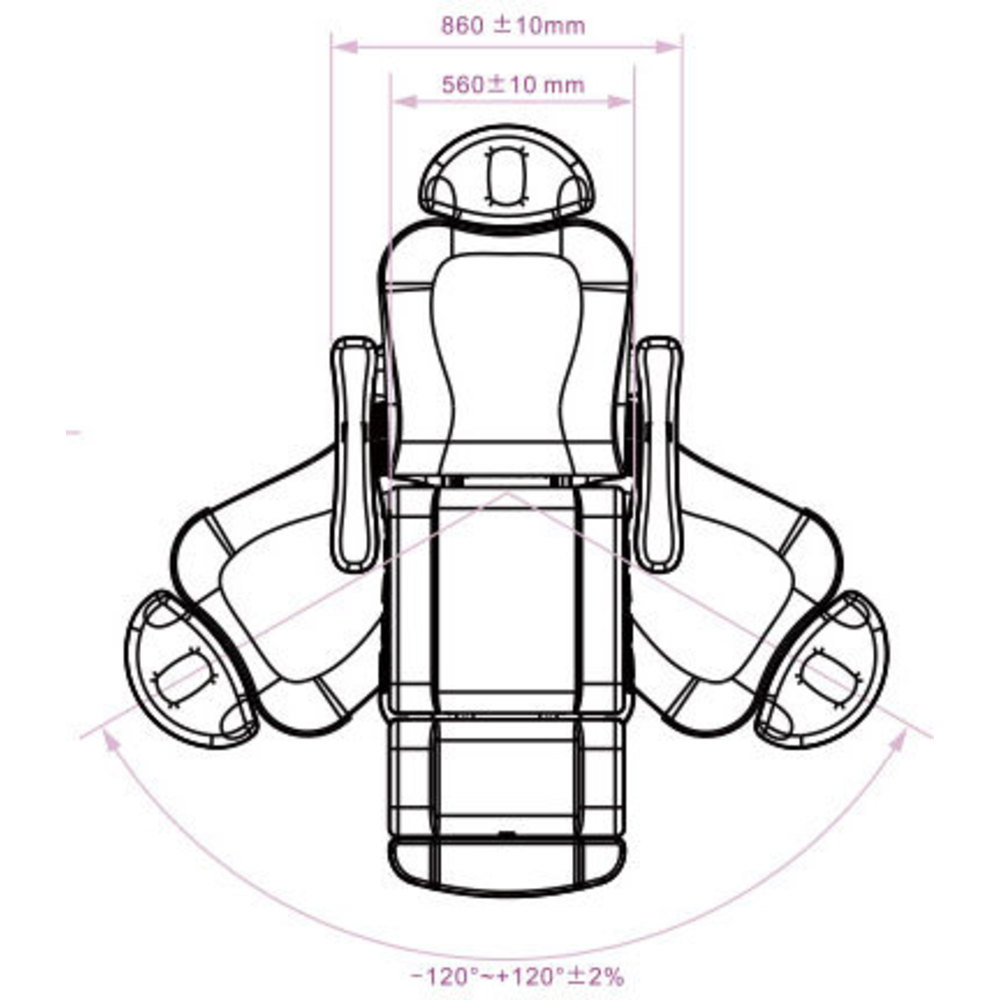 1000x1000 Mitra Motor Electric Spa Wellness Chair
