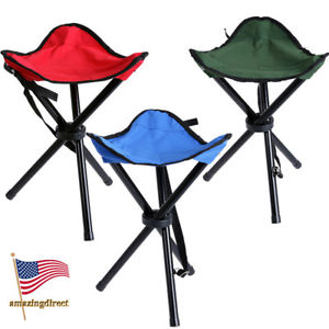 300x300 Portable Outdoor Triangle Chair Folding Stool Hiking Camping