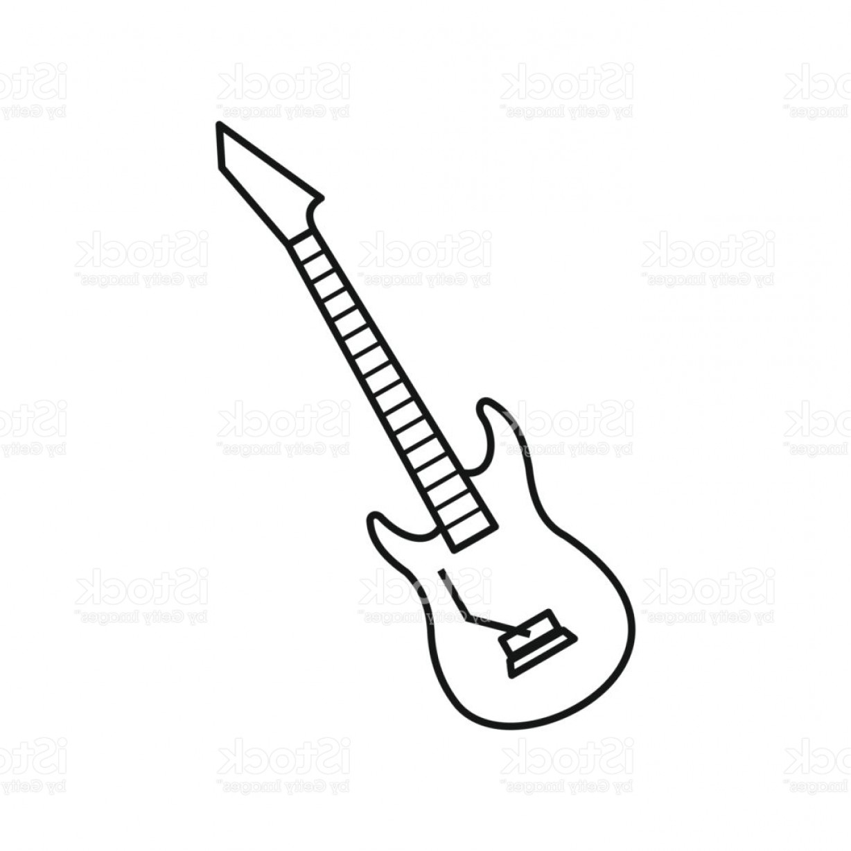 1228x1228 Musical Vectors Guitar Outline Sohadacouri