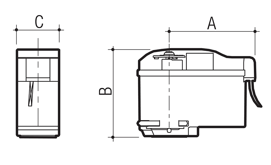 900x548 Electric Servomotor Vac For Motor Driven Valve Fiv