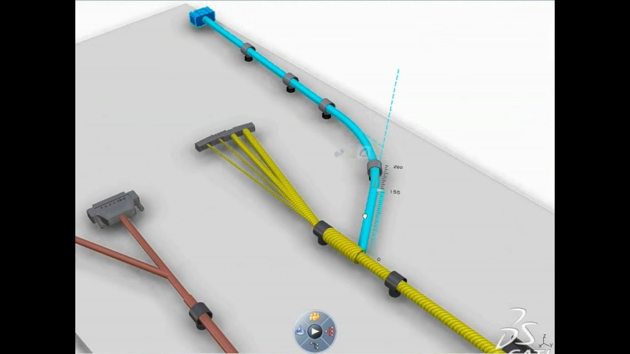 1280x720 catia electrical engineering wire harness design