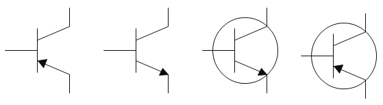 559x153 Semiconductor Symbols For Electrical Schematic Diagrams