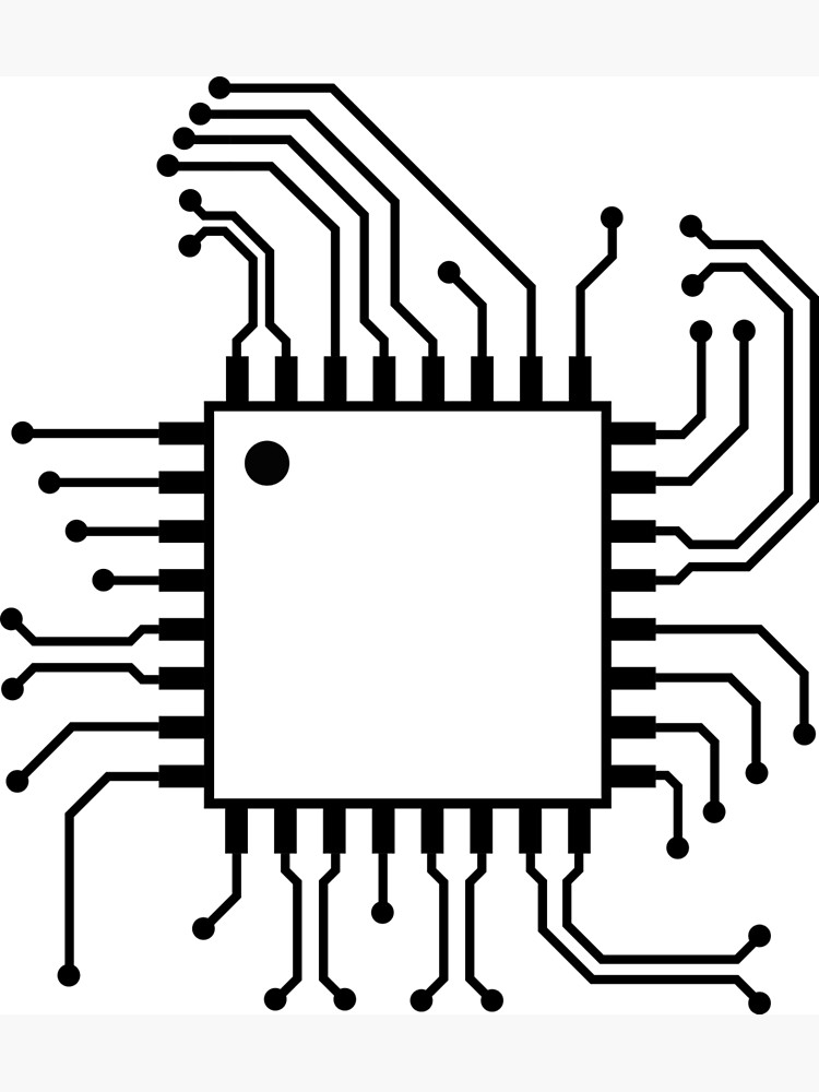 750x1000 Microcontroller Electrical Engineer Photographic Print