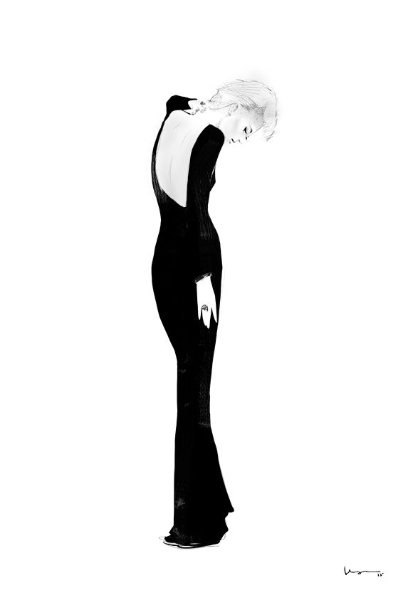 580x850 Fashion Illustration