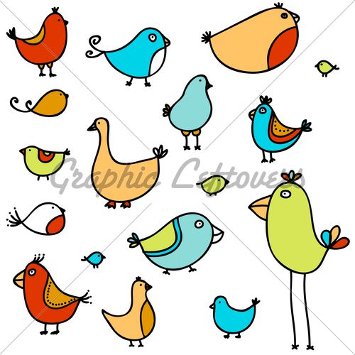 500x500 Doodles Elementary Art Sketchbook Assignment Lesson Drawing Birds