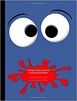 260x341 Blue Googly Eyes Primary Story Journal Composition Book Grade K