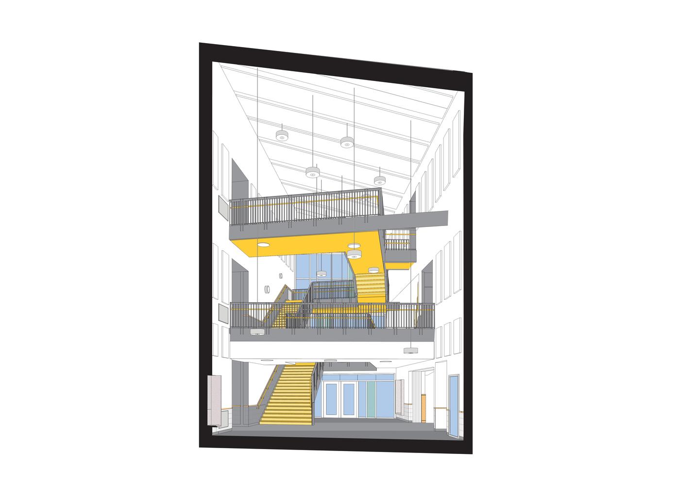 1400x1000 Gallery Of Woodland Elementary School Hmfh Architects