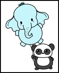 199x246 how to draw cartoon elephants realistic elephants drawing