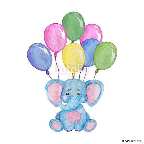 500x500 Animal,animals,art,baby,background,balloon,bear,birthday,bunny