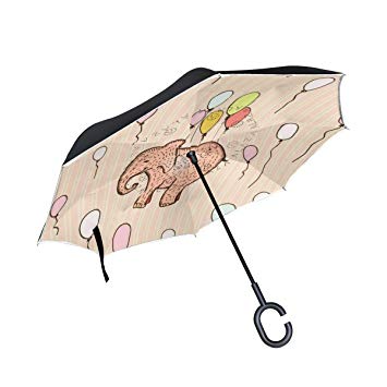 355x355 Reverse Umbrella Elephant Balloon Windproof Anti Uv
