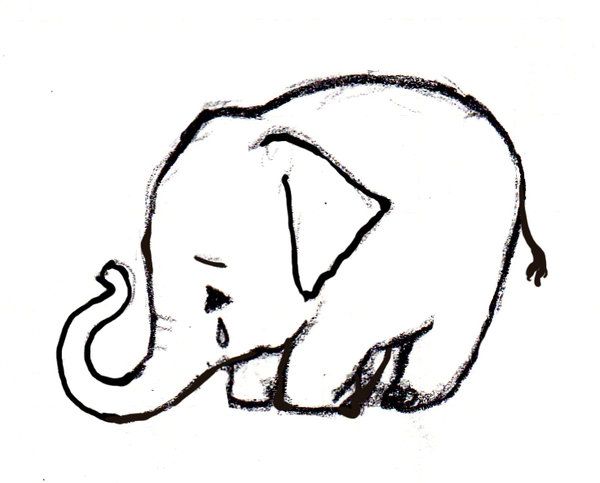 600x483 Crying Ele Children Of Elephants Elephant, Sad, Crying