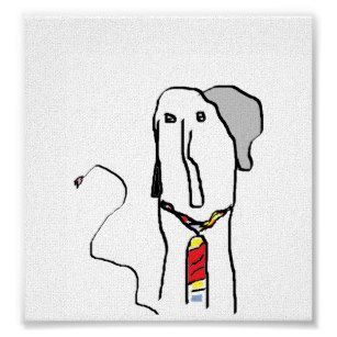 307x307 Elephant Drawing Posters, Prints Poster Printing Zazzle Ca