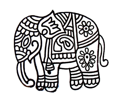 463x405 Collection Of Free Elephants Drawing Body Download On Ui Ex