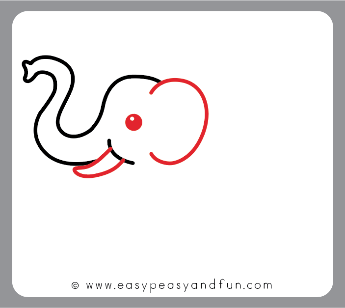 703x627 How To Draw An Elephant