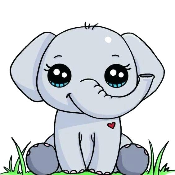 564x564 Drawing Cute Animals Elephant Animal Drawing Cute Animals Tutorial