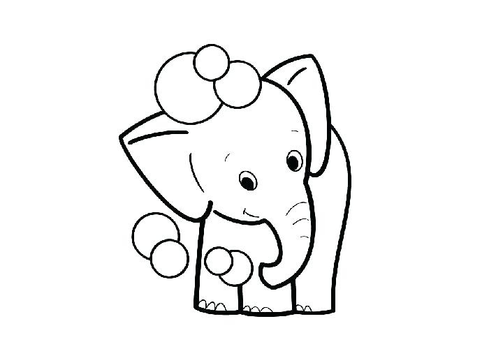 700x500 The Elephant Coloring