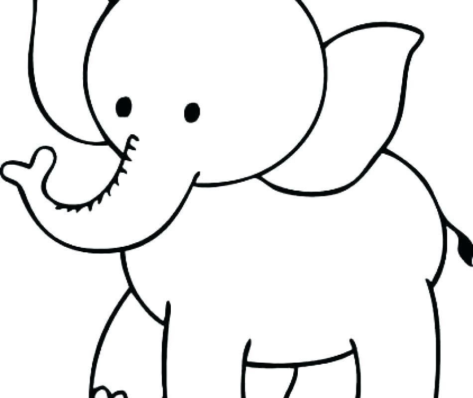 950x800 Circus Elephant Coloring