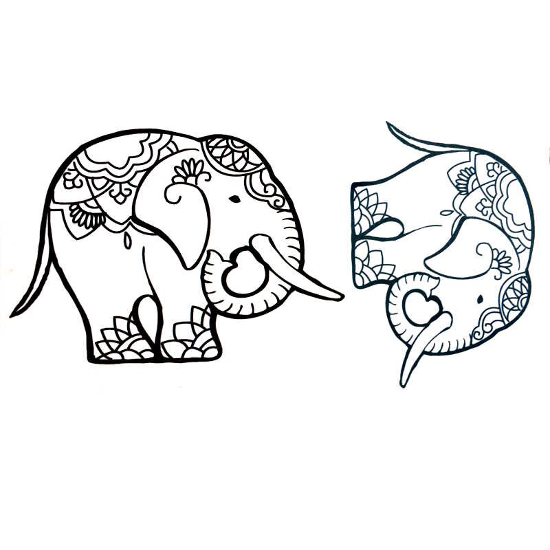 800x800 Detail Feedback Questions About Cute Elephant Waterproof Temporary