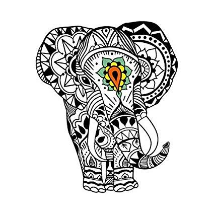 425x425 Yeeech Temporary Tattoo Sticker Animal Elephant Thailand God