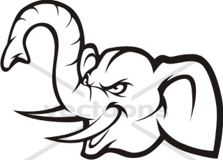 320x229 Angry Elephant Tattoo