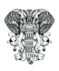 190x228 Tribal Elephant Iphone Case Spreadshirt