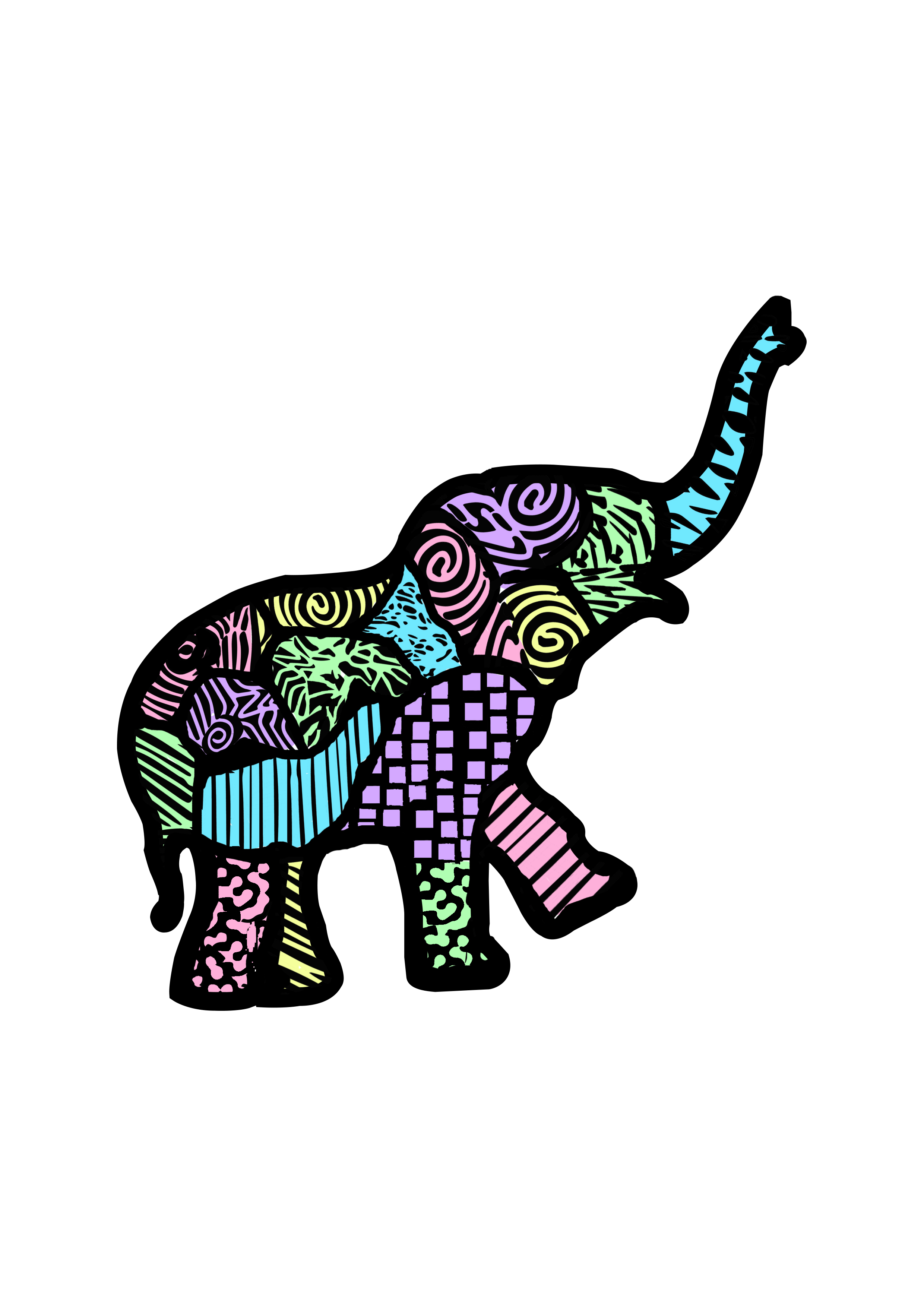 2480x3508 Elephant Drawing Tumblr