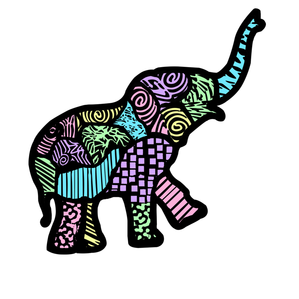 1000x1000 Collection Of Free Elephant Drawing Wallpaper Download On Ui Ex