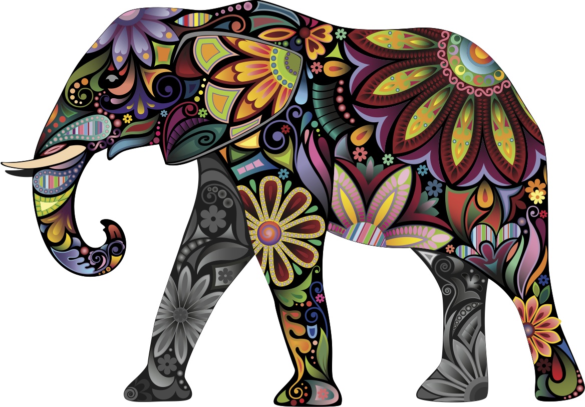 1168x812 Elephant Drawing Wallpaper