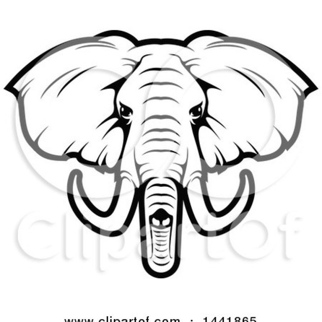 1024x1024 Elephant Face Clipart Halloween Clipart House Clipart Online