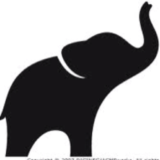 320x320 Baby Elephant With Trunk Up Clipart Collection