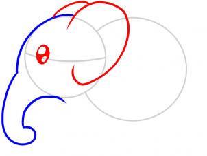 302x227 How To Draw How To Draw An Elephant For Kids