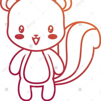 336x336 Cute Baby Elephant Cartoon Drawing Girl Boss Bottle Video