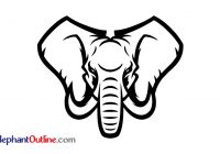 200x140 Elephant Cartoon Drawing Clip Art Head Outline Png Elegant Face