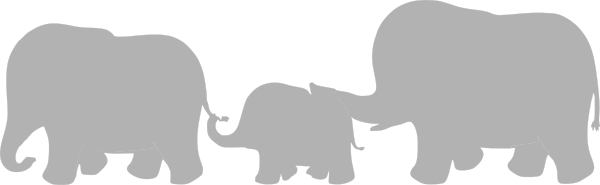 600x185 Collection Of Free Elephant Drawing Family Download On Ui Ex