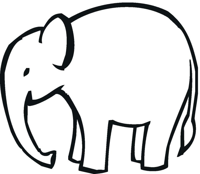 830x722 Elephant Clipart Outline Elephant Clip A Elephant Head Clipart