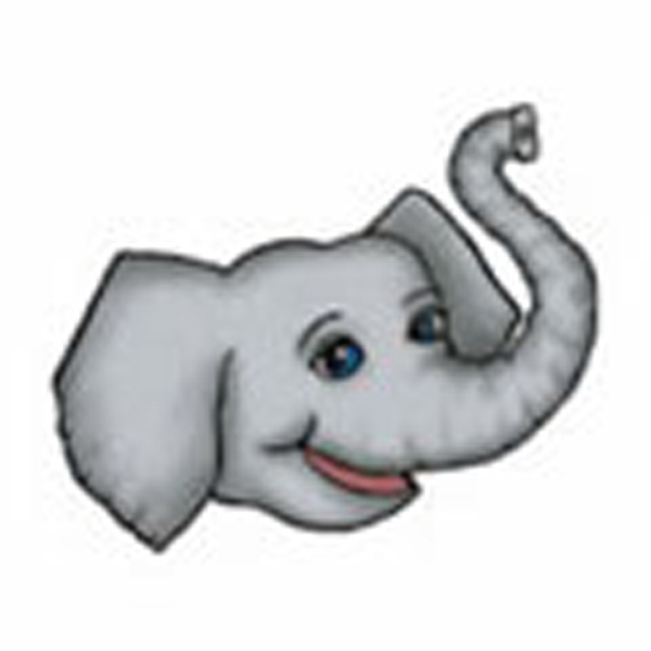 600x600 Elephant Head Clip Art Clipart Collection