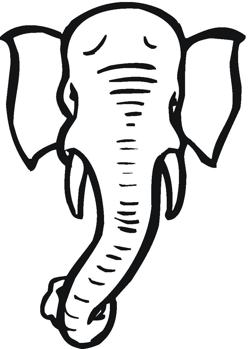 851x1200 Free Elephant Line Art, Download Free Clip Art, Free Clip Art