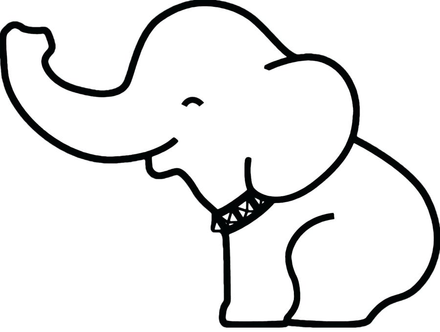 900x680 Elephant Outline Elephant Outline Clip Art Elephant Drawing