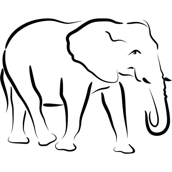 700x700 Free Elephant Outline Download Free Clip Art Free Clip Art