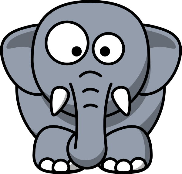 600x573 Elephant Clipart Outline Baby Panda Free Images