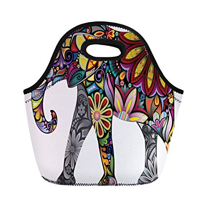 425x425 semtomn lunch tote bag pattern the cheerful elephant