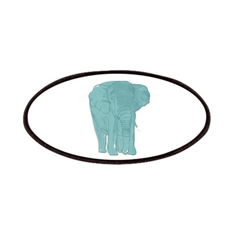 460x460 Elephant Profile Drawing Kids Patches