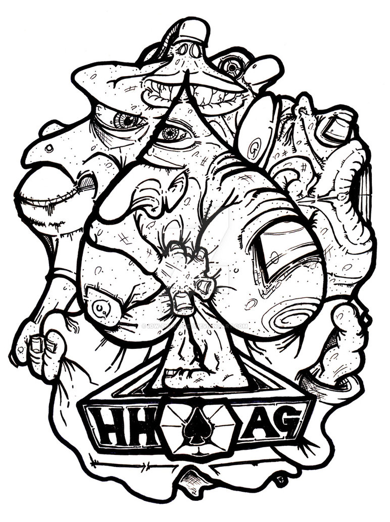 772x1034 Elephant Profile Drawing