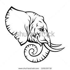 224x225 Indian Elephant Drawing