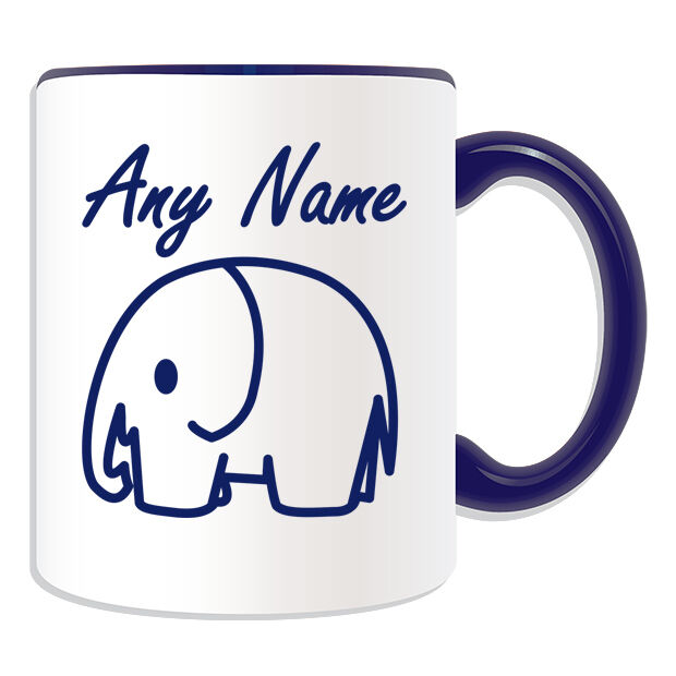 620x620 Personalised Gift Simple Drawing Elephant Mug Money Box Cup Animal