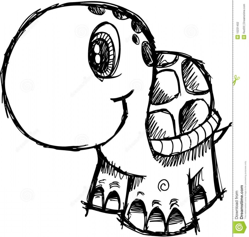 1024x975 Cute Simple Elephant Drawing
